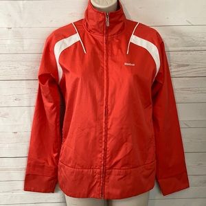 Reebok Sz XS Orange Track Jacket Running Sports